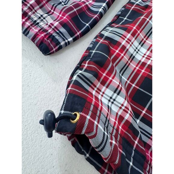 NEW!!"CATALINA" Women's Plaid Zip Up Windbreaker SZ S Boating Nautical Sailing - Picture 11 of 13